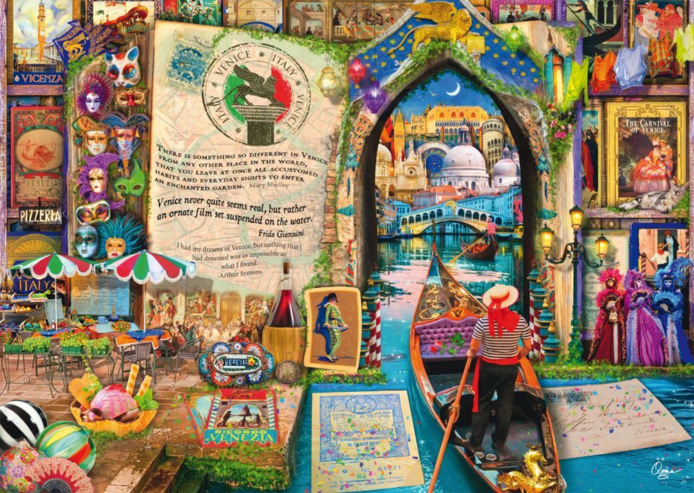 Image secondaire de Puzzle Souvenirs de Venise - 1000 pièces par Schmidt Spiele