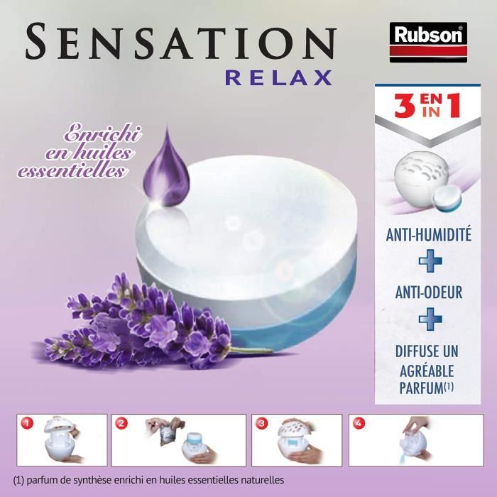 Image secondaire de RUBSON Sensation 2 power tabs 3en1 lavande *6