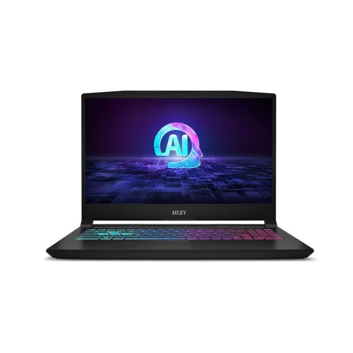 PC portable Gamer MSI - Katana 15 HXB14WFK-209XFR - Sans Windows - 15.6'' FHD - 144Hz - RTX 5060 - RAM DDR5 16Go (8Go*2) - 512GB