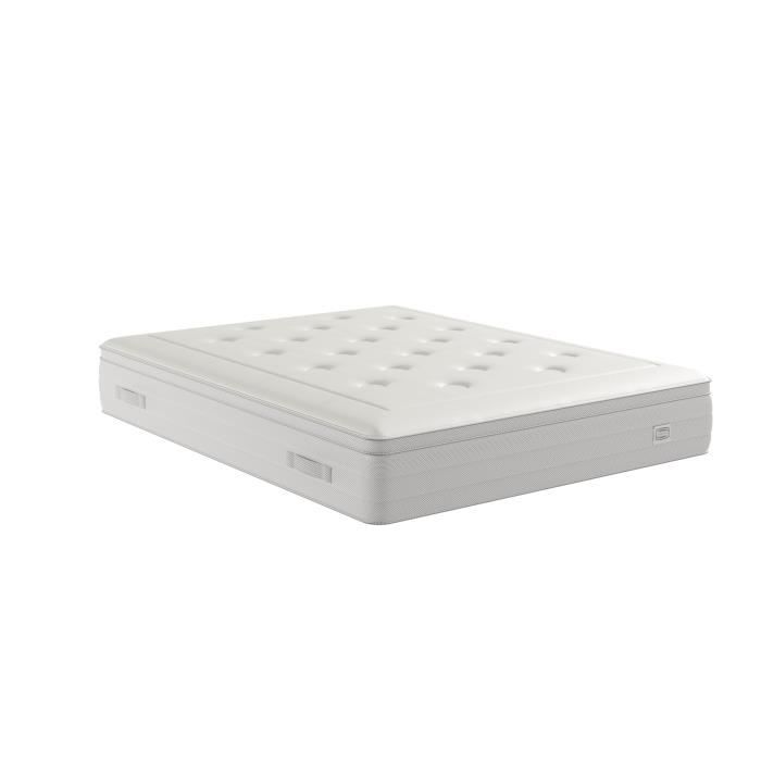 Matelas SIMMONS 160x200 cm - Ressorts ensachés - Ferme - 33 cm
