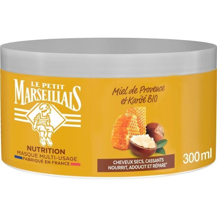 [Lot de 6] LE PETIT MARSEILLAIS Masque Nutrition Karite - Miel de Provence - 300ml