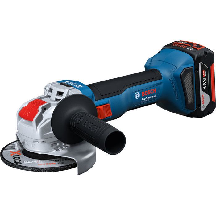 Image secondaire de Meuleuse angulaire sans fil BOSCH PROFESSIONAL GWX 18V-8 avec 2 batteries GBA 4,0Ah
