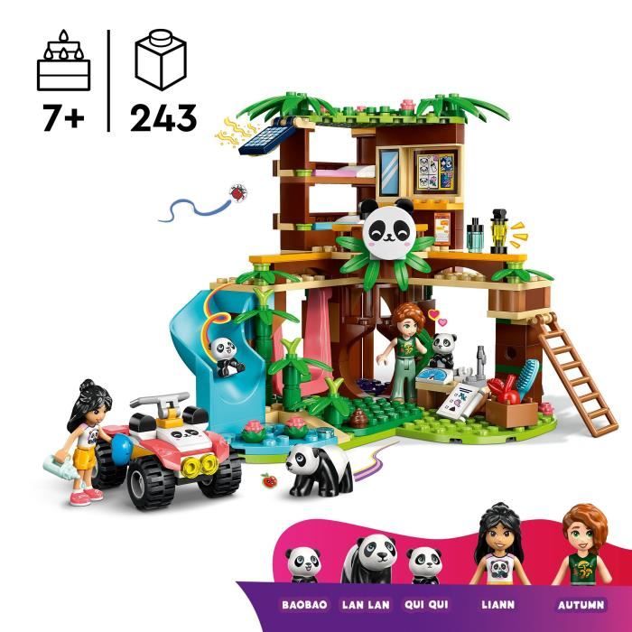 Image secondaire de LEGO Friends 42648 Le Sanctuaire des Pandas - Jeu de Construction pour Fille des 7 Ans