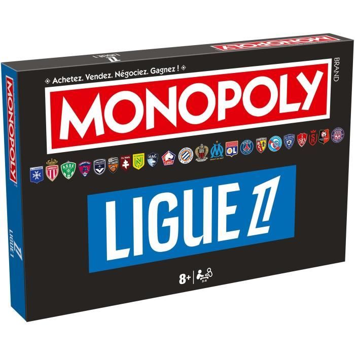 Gioco da tavolo - MOSSE VINCENTI - Monopoly Ligue 1 - Immergiti nel mondo del calcio francese