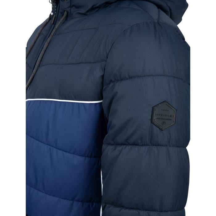 TOKYO LAUNDRY Doudoune a Capuche Bleu Homme