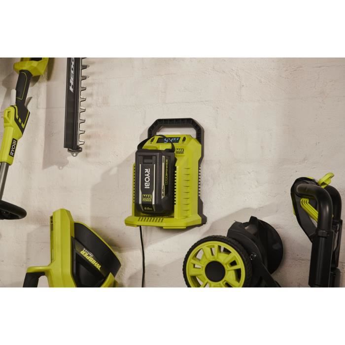 Image secondaire de Chargeur - RYOBI - 36 V ultra rapide 10 A - Variation du courant de charge en fonction de la batterie - Ecran LCD