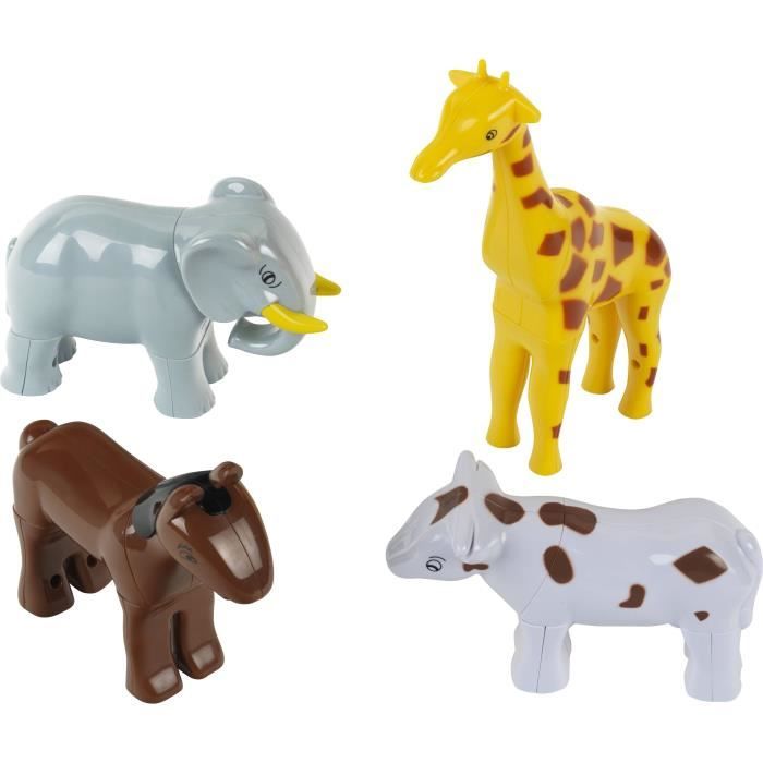 Image secondaire de Animaux magnétiques - KLEIN - 0065 - 4 grands animaux Funny Puzzle, boîte ouverte - 16 pieces - Des 12 mois