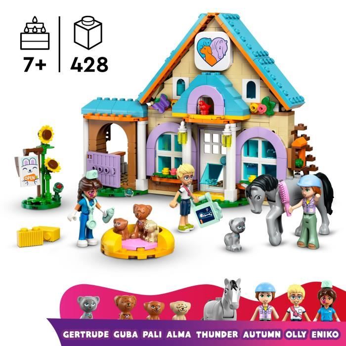 Image secondaire de LEGO Friends 42651 La clinique vétérinaire pour chevaux et animaux de compagnie - Jouet