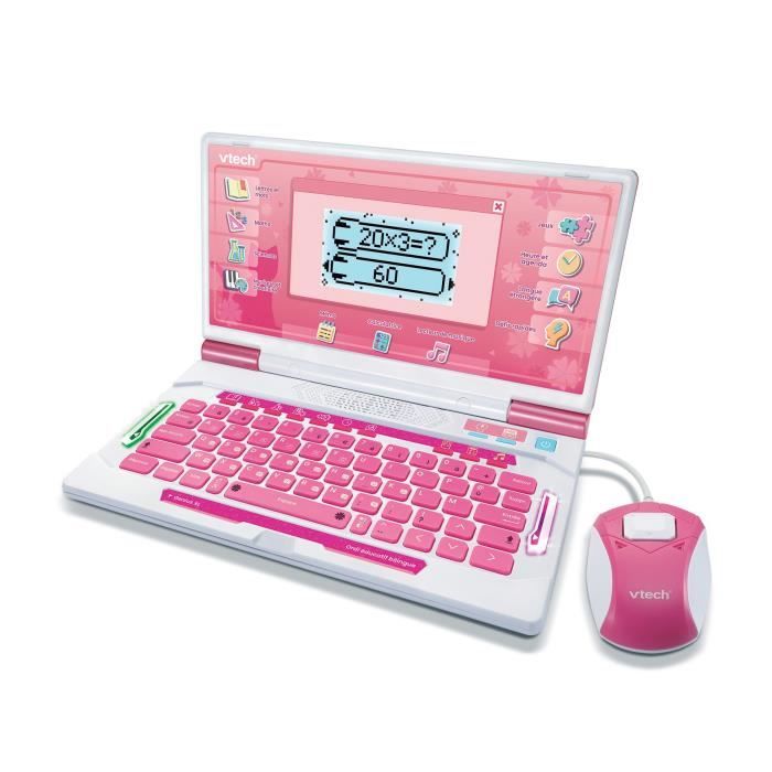 Image secondaire de VTECH - GENIUS XL ORDI ÉDUCATIF BILINGUE ROSE - Rose