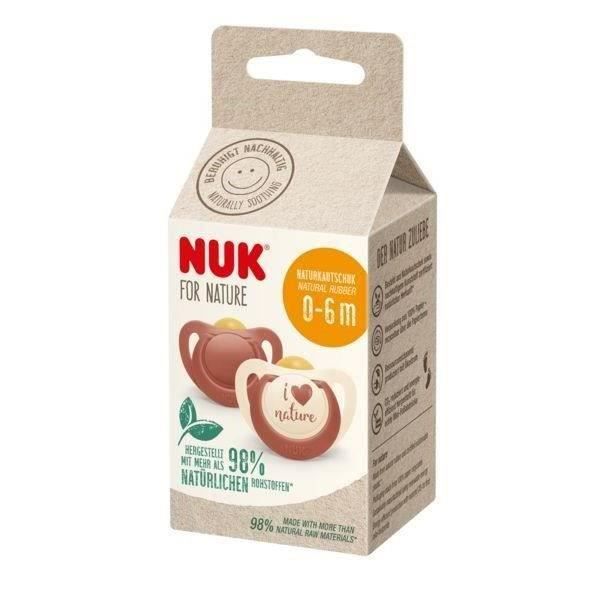 NUK Lot 2 sucettes - 0-6 mois - Terracotta