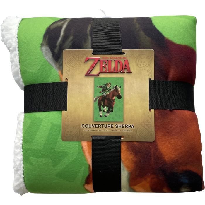 Image secondaire de Couverture Sherpa - ZELDA - Link et Epona - 100 x 150 cm