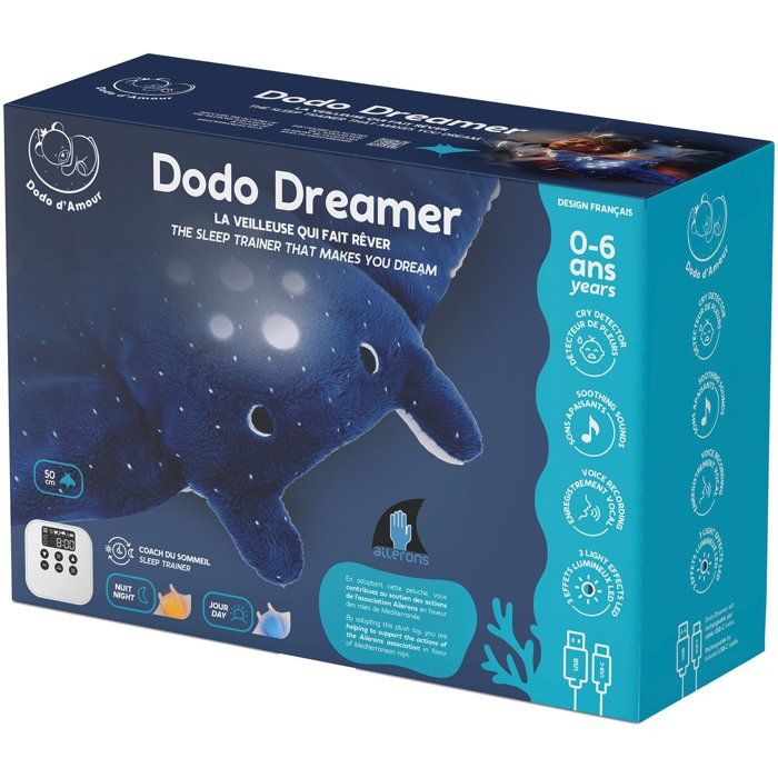 Image secondaire de Peluche Veilleuse Raie Dodo Dreamer - DODO D'AMOUR