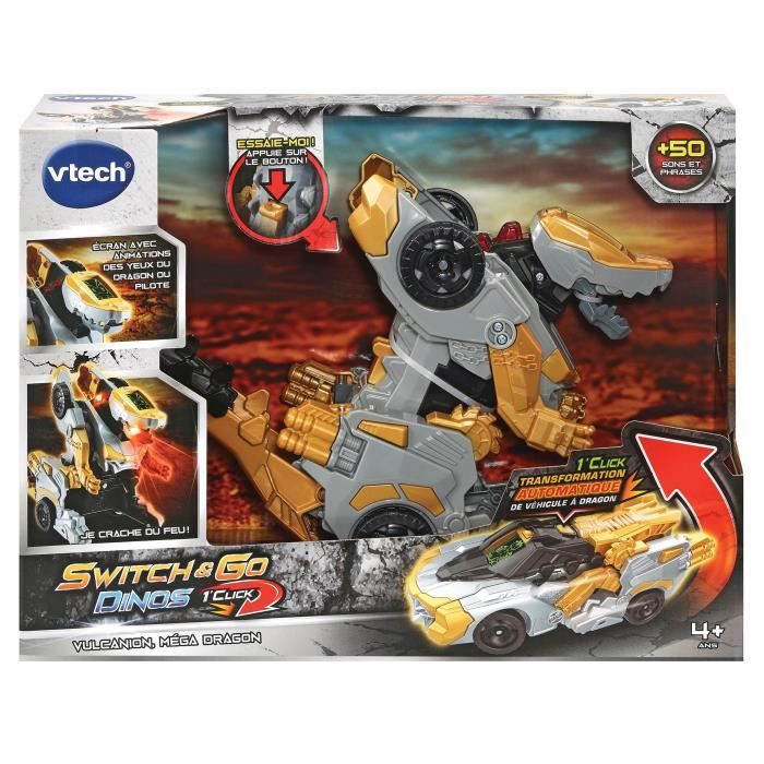 VTECH - Switch & Go Dinos - 1'click - Vulcanion, Méga Dragon