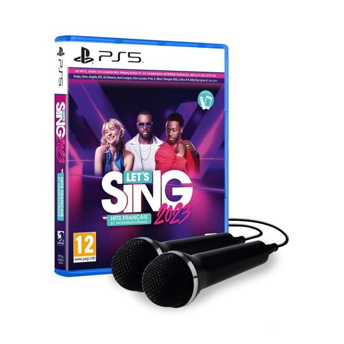 Let's Sing 2023 + 2 Micros Jeu PS5