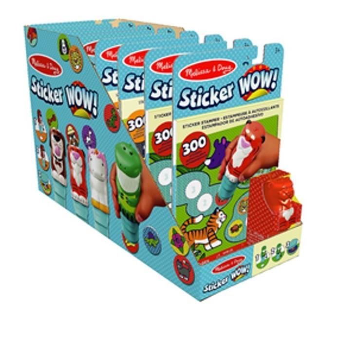 Pack tampon d'autocollants + bloc d'activités - des 3 ans - Melissa & Doug