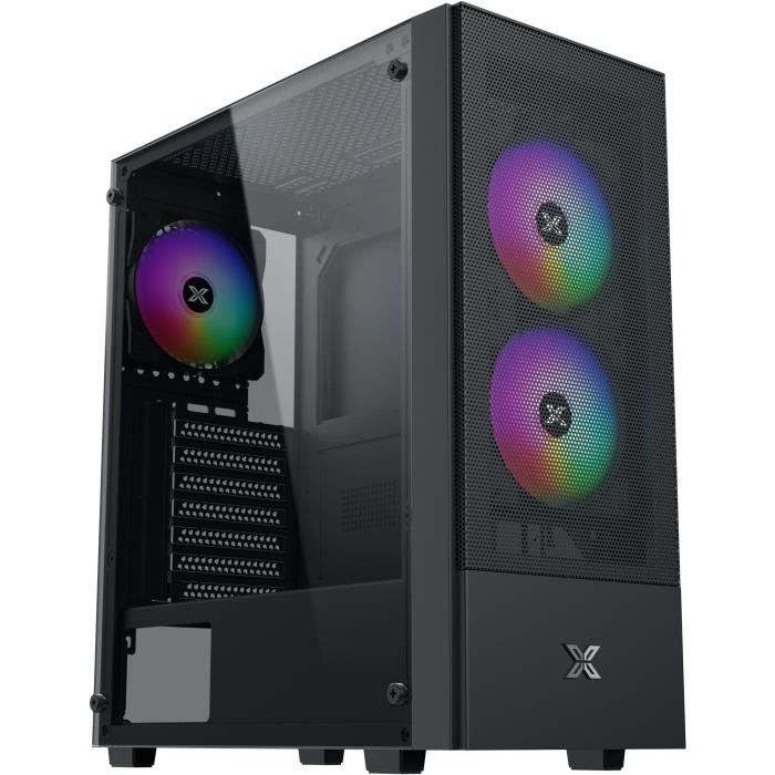 Case PC Mid-Tower senza PSU - XIGMATEK HERO II Air 3F (Nero) - ATX/Micro ATX - 3x120mm FRGB - Mesh - USB 3.0/2.0