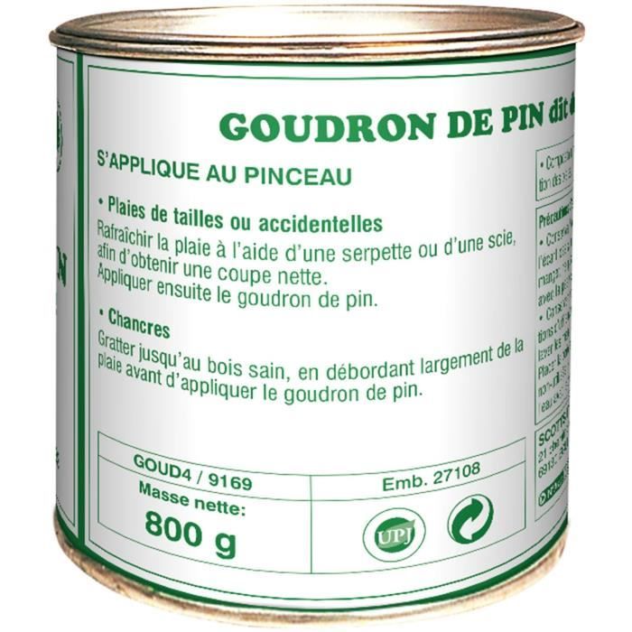 Image secondaire de Goudron de Pin - PELTON - GOUD4 - 800 g - Cicatrise les plaies des arbres et arbustes - Pret a l'emploi