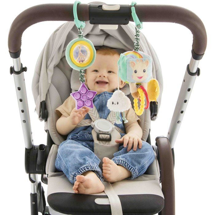 Image secondaire de Duo de Jouets d'Éveil à Suspendre Sophie la Girafe - Multi-Activités Colorés