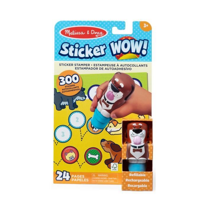 Image secondaire de Pack tampon d'autocollants + bloc d'activités - des 3 ans - Melissa & Doug