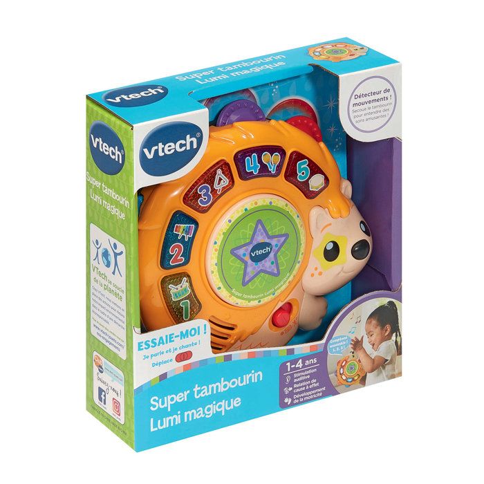 Image secondaire de Super Tambourin Lumineux VTECH BABY - Jouet Musical Interactif