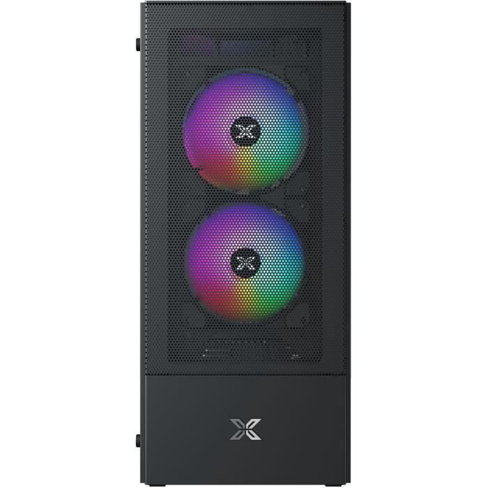Image secondaire de Boîtier PC Moyen Tour sans alim - XIGMATEK HERO II Air 3F (Noir) - ATX/Micro ATX - 3x120mm FRGB - Mesh - USB 3.0/2.0