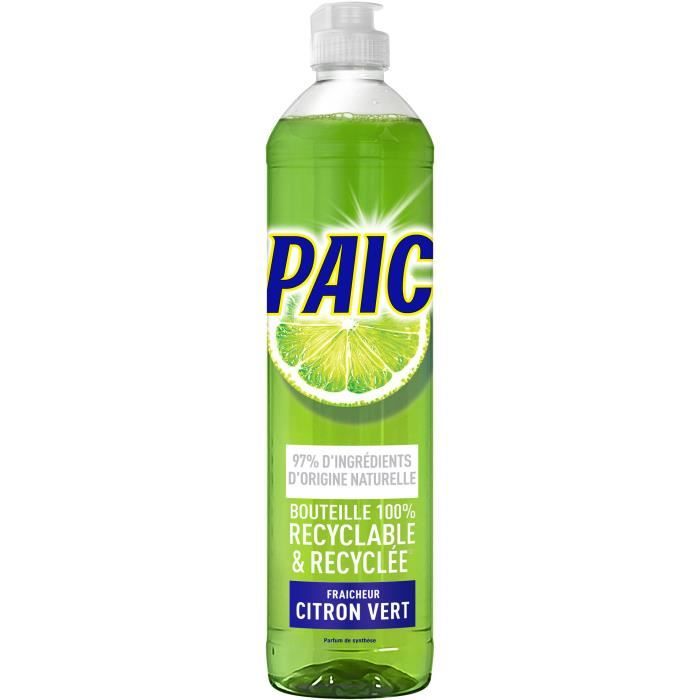 PAIC Liquide vaisselle Cylindre Citron vert - 500 ml