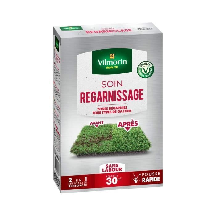 Image secondaire de VILMORIN Semences pour soins et regarnissage universel de gazon - 2 en 1 - 500 g