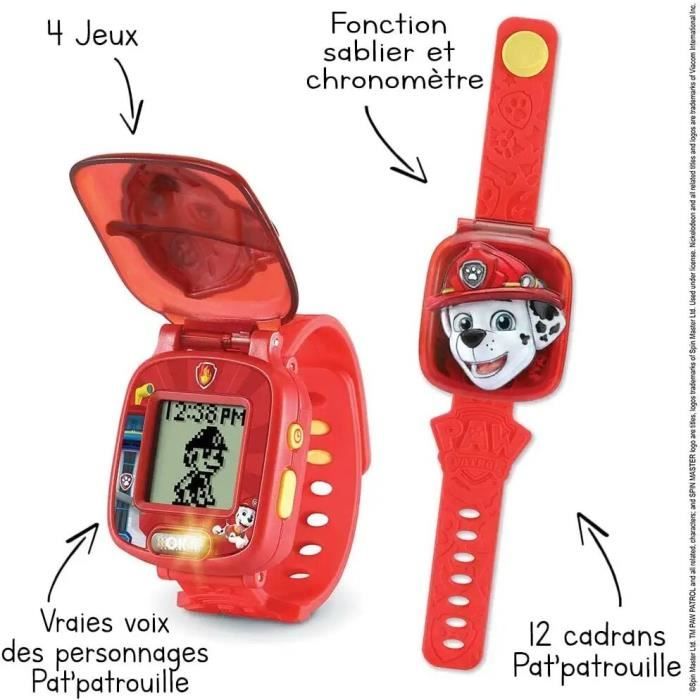 VTECH - PAT PATROUILLE - La Montre-Jeu Interactive de Marcus