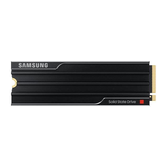 Samsung - Internal SSD - 9100 PRO with NVMe M.2 PCIe 5.0 x4 heatsink - 4TB - Read speed up to 14,800MB/s - MZ-VAP4T0CW