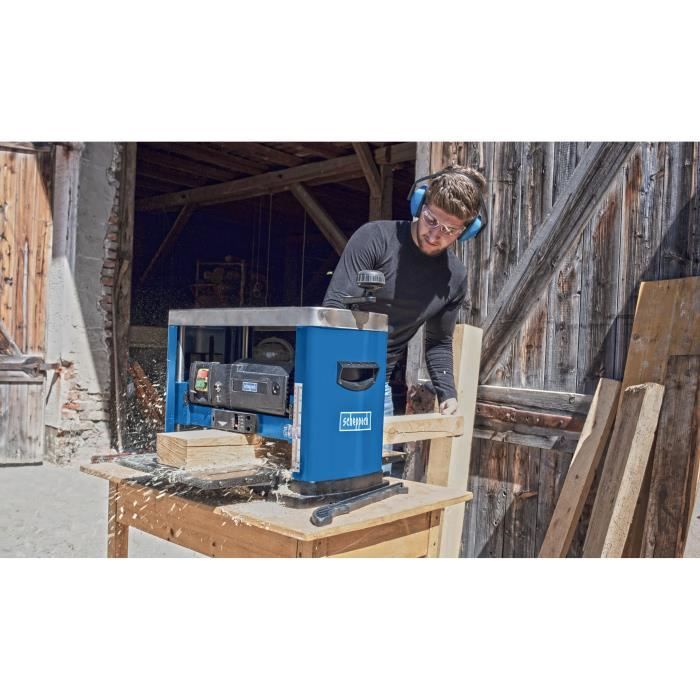 Image secondaire de Raboteuse SCHEPPACH PLM1800 - Puissance 1500W pour un rabotage parfait