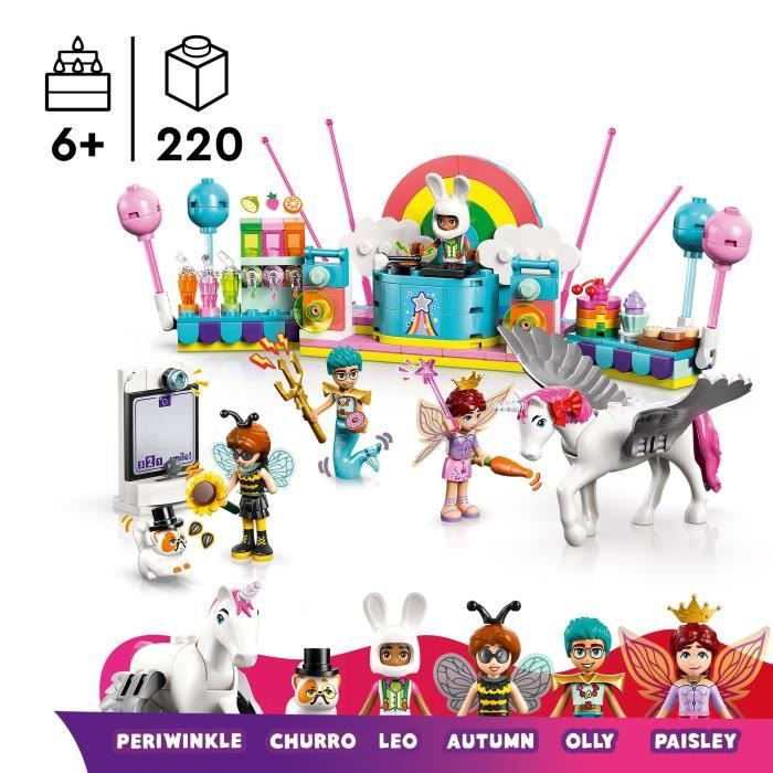 Image secondaire de LEGO Friends 42661 Soirée Déguisée avec une Licorne et une Fée - Jeu pour Fille des 6 Ans