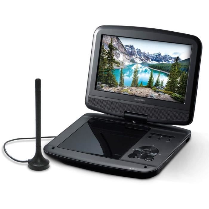 Image secondaire de Lecteur DVD/TV portable - SENCOR - SPV 7926T - Ecran 9 - Port USB et lecteur carte SD - Noir