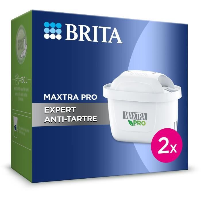 BRITA Pack de 2 cartouches MAXTRA PRO Expert anti-tartre