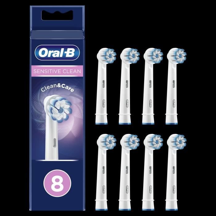 Oral-B Brossette de Rechange Sensitive Clean 8 unités