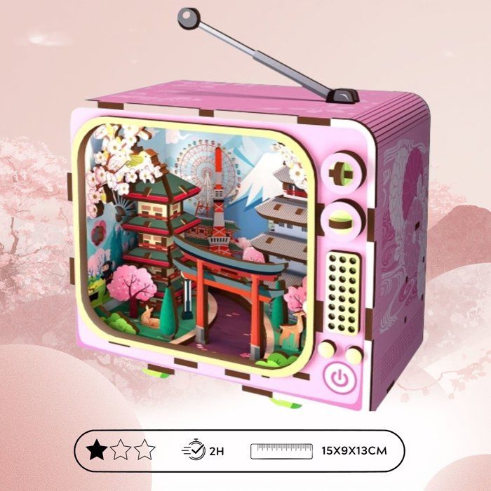 Image secondaire de Book Nook - Kit DIY Maquette 3D Serre Livre TV Fuji