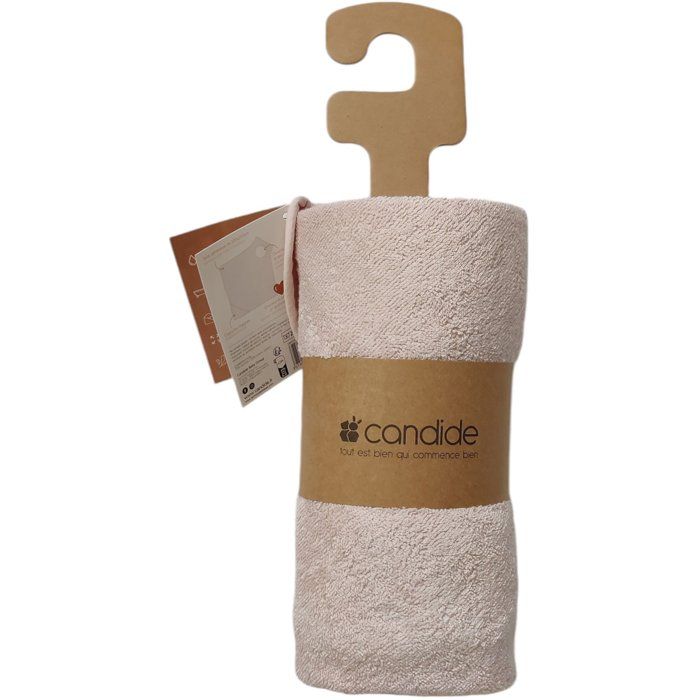 Image secondaire de Drap de bain XXL Parent/Bébé CANDIDE - Rose Tendre 100x100 cm