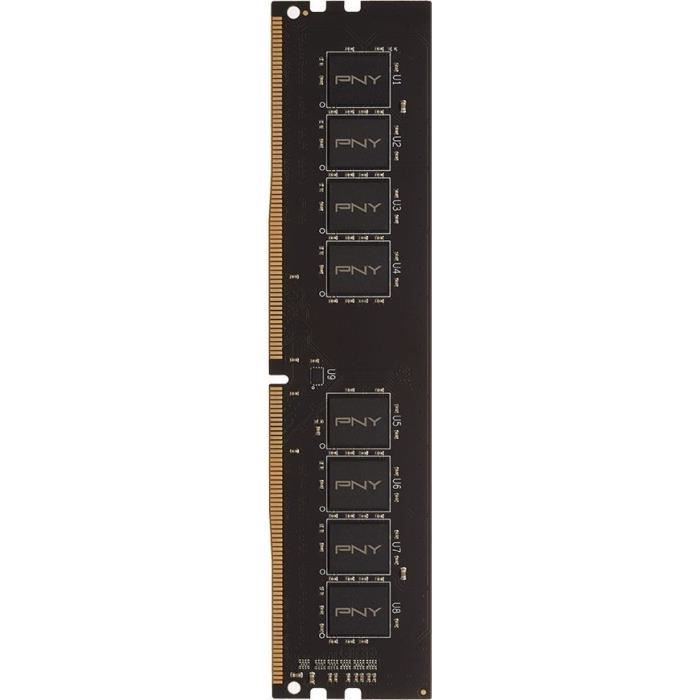 Mémoire RAM - PNY - DIMM DDR4 2666MHz 1x4GB -  (MD4GSD42666)