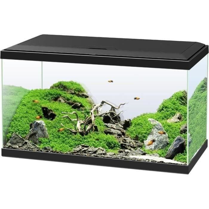 Aquarium - CIANO - 60 L - Filtre - LED - Chauffage - FOAM 30PPI - CF80 - Noir