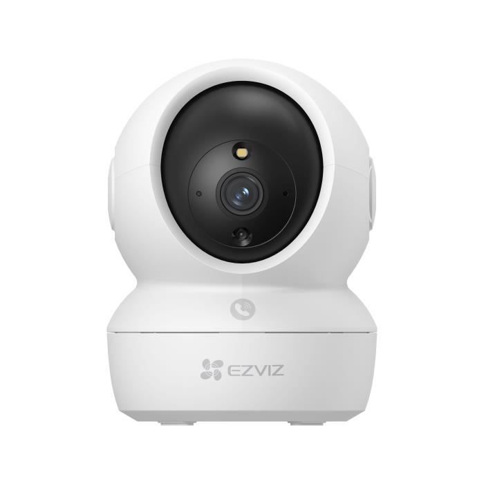 Telecamera da interno - EZVIZ - H6c 2K - Rotazione 340° - Rilevamento AI - Visione notturna a colori - Chiamata bidirezionale