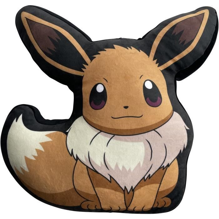 Coussin premium 3D - POKEMON - Evoli - Microfibre - 40 cm