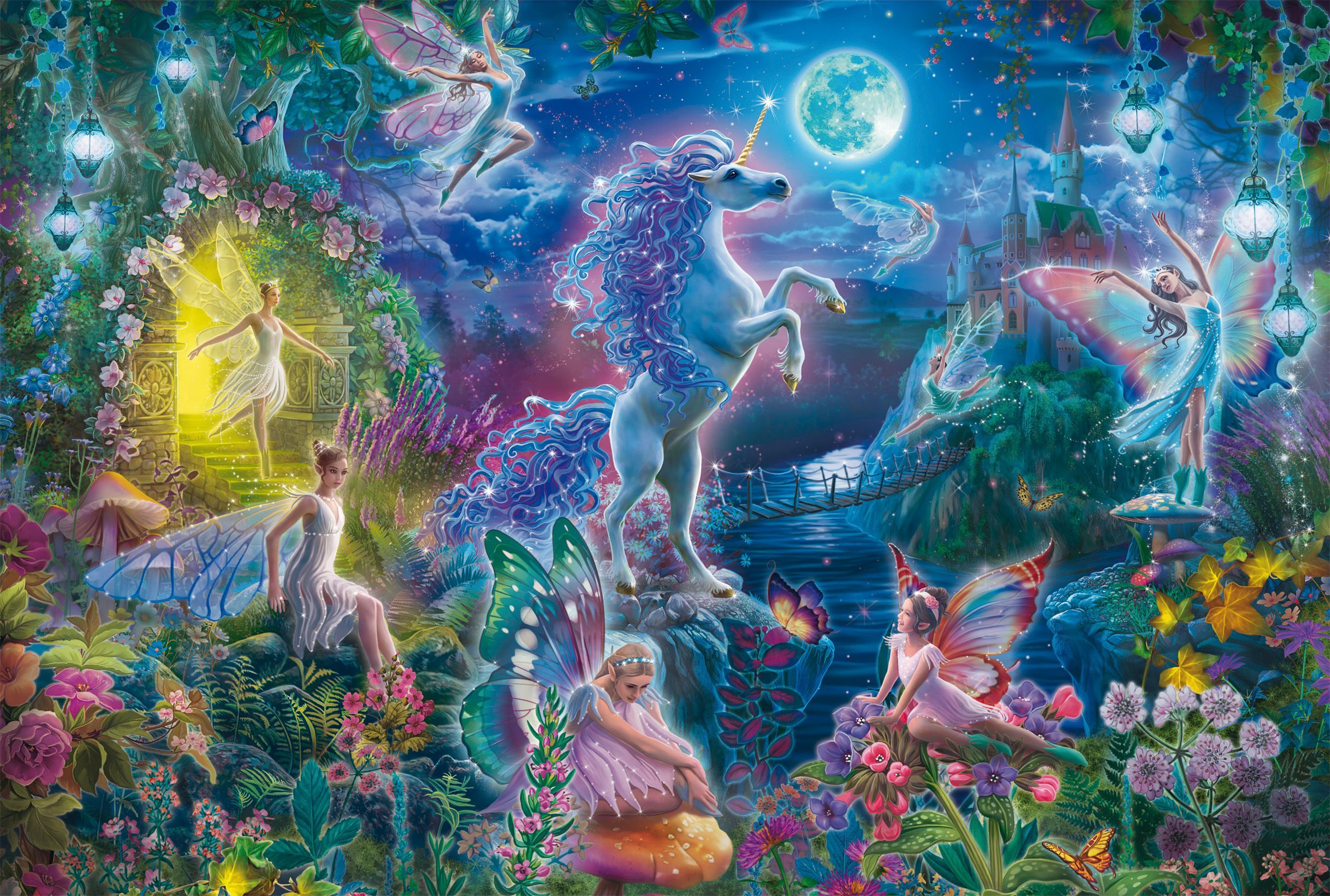 Image secondaire de Puzzle Licorne - Conte de Fées en 150 Pièces
