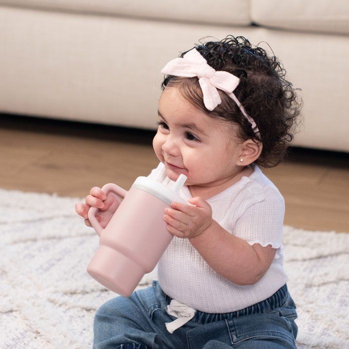 Image secondaire de Tasse en Silicone pour Bébé - Infantino 255 ml avec Paille Anti-Fuite