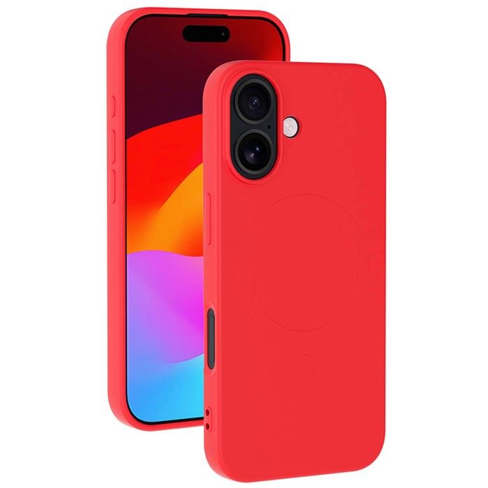 Image secondaire de Coque MagSafe Silicone Rouge pour iPhone 17