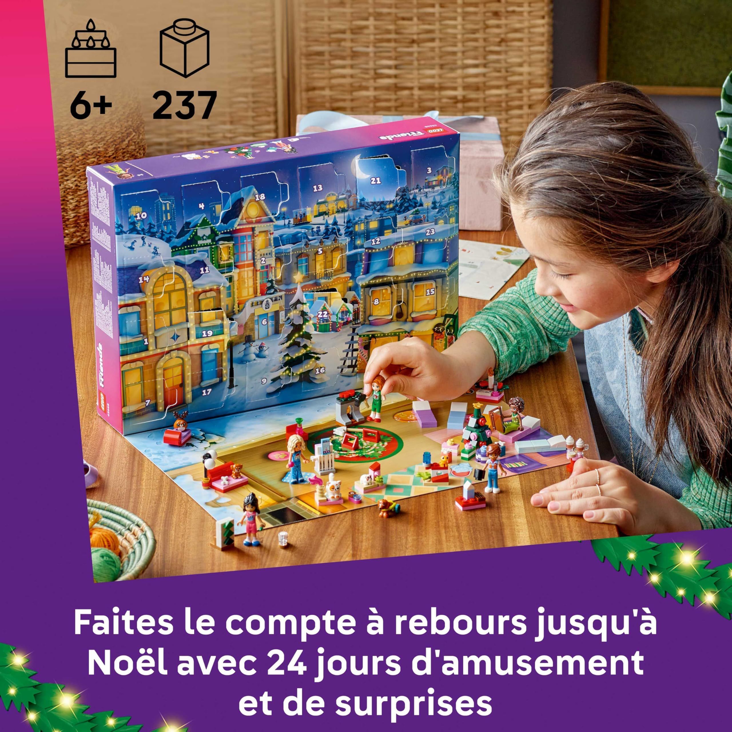 Image secondaire de LEGO Friends 42668 Le Calendrier de l'Avent 2025 - Jeu de Construction des 6 ans - Animaux