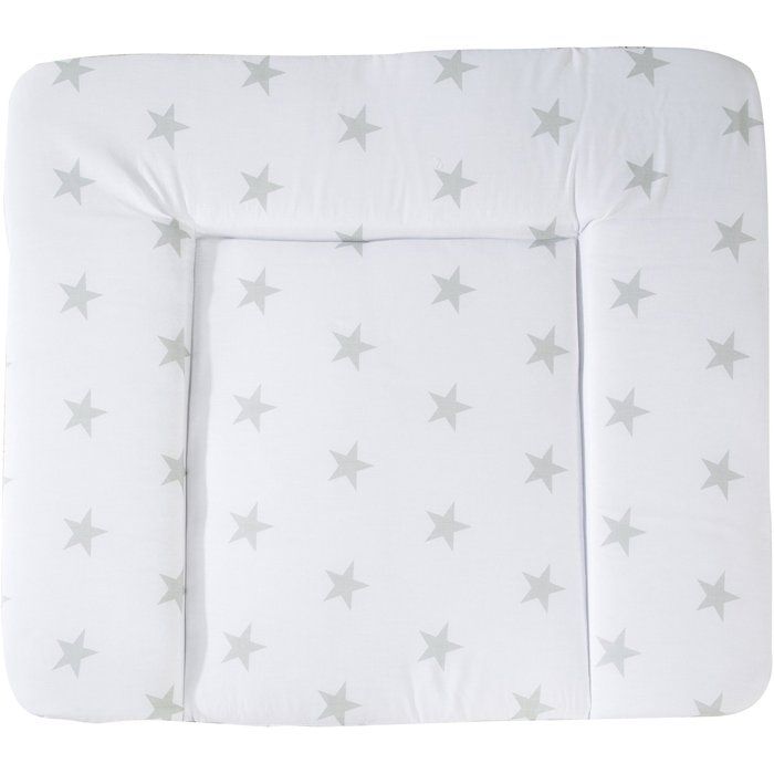 Matelas à langer ROBA Little Stars - 85 x 75 cm - Étoiles grises