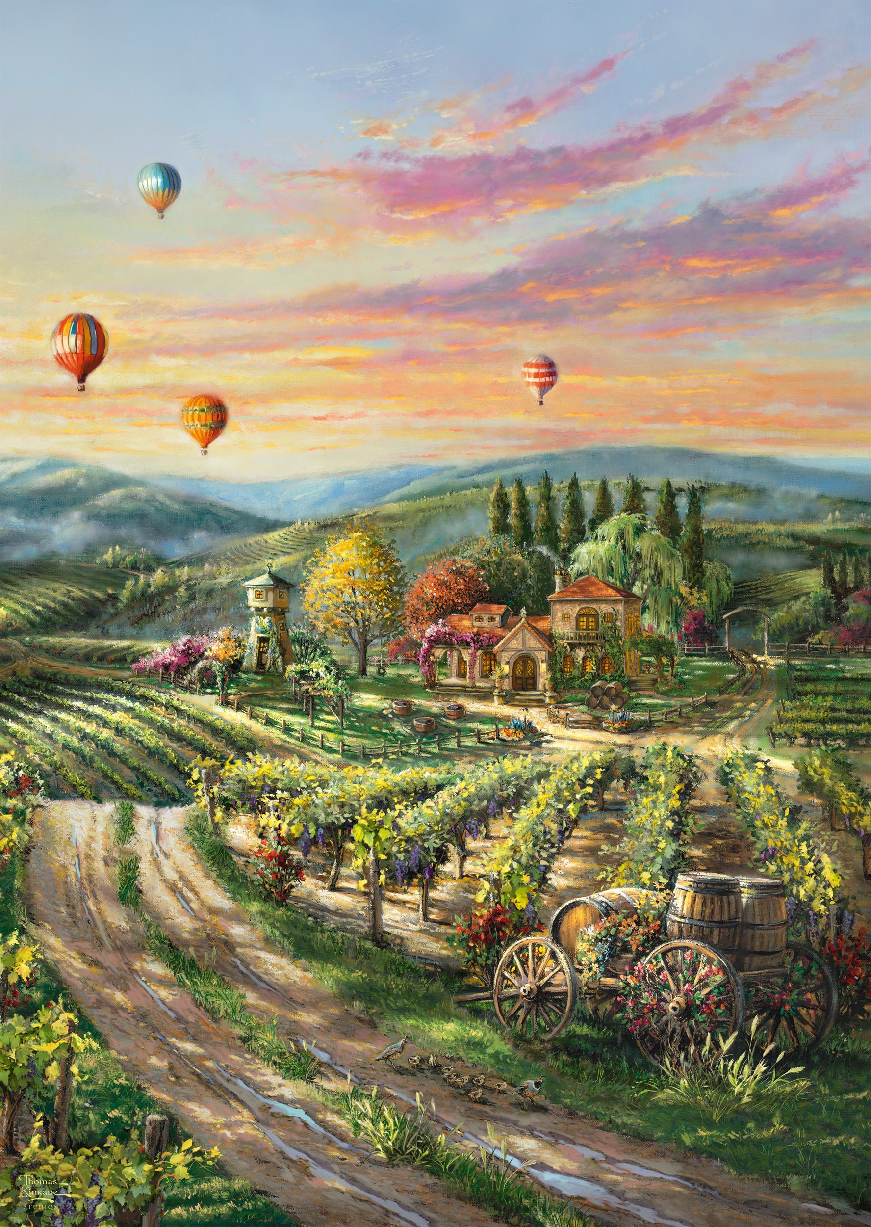 Image secondaire de Puzzle 1000 pièces - Vignoble paisible de Schmidt Spiele