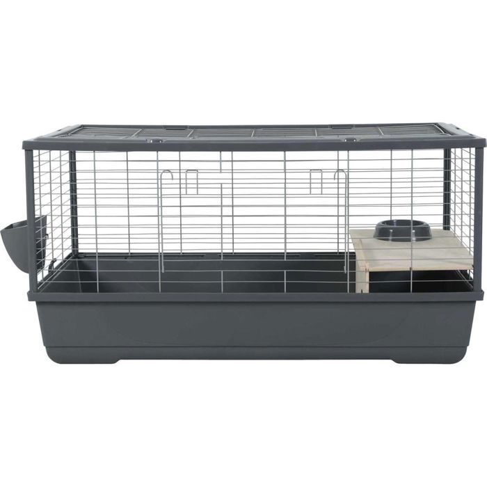 Image secondaire de Cage Grillagée Néolife pour Lapins et Rongeurs - ZOLUX - 101.5 x 54 x 51 cm - Gris