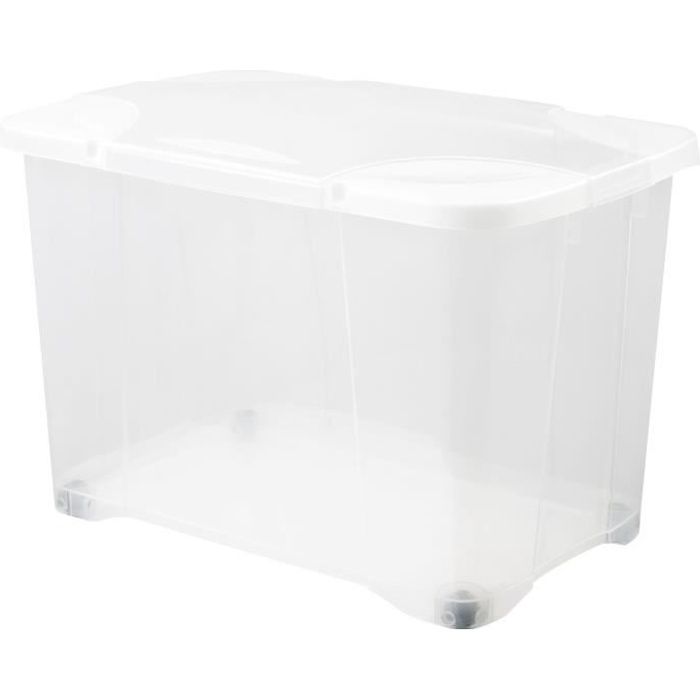 EDA PLASTIQUE Boîte de rangement Clip'Box 60 L