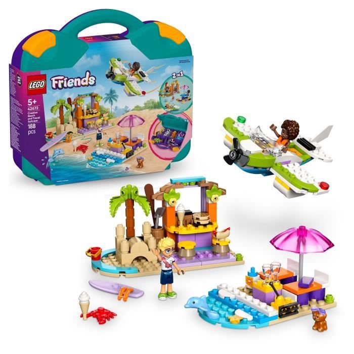 LEGO Friends 42672 Maleta de Playa Creativa - Set de construcci�n para ni�as a partir de 5 a�os