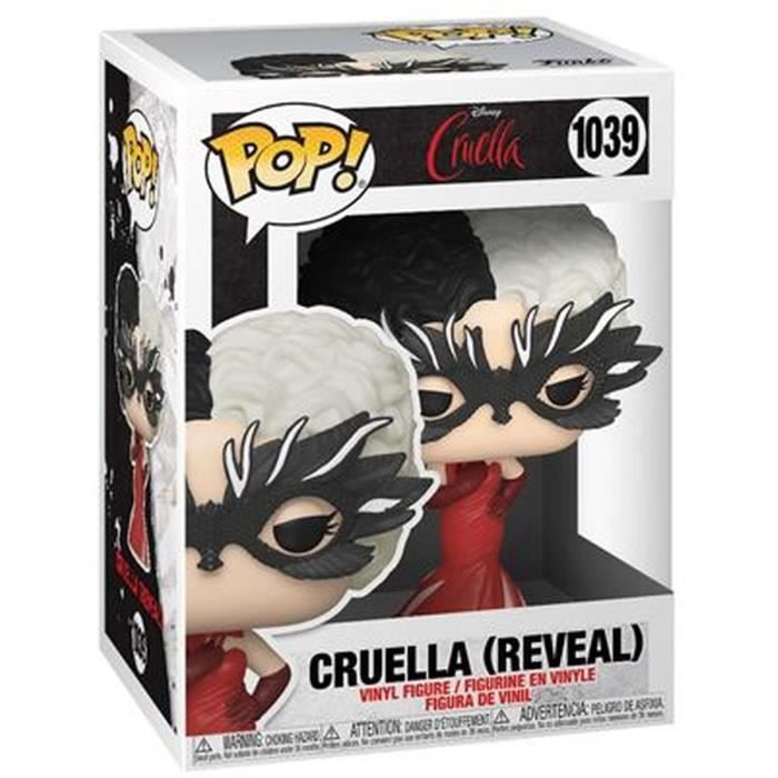 Figurine Funko Pop! Disney : Cruella en Robe Rouge